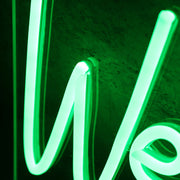 Wednesdays Green Neon Sign