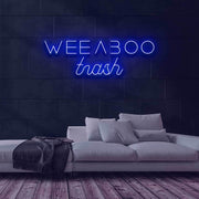 Weeaboo Trash Neon Sign