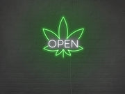 Weed Open Neon Sign