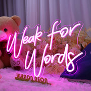 Week For Words Neon Sign