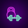 Weights Neon Sign