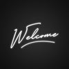 Welcome Neon Sign