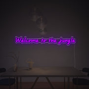 Welcome To Jungle LED Neon Sign