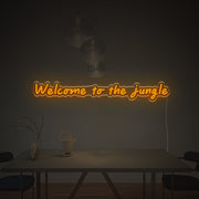 Welcome To Jungle LED Neon Sign