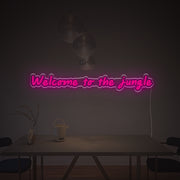 Welcome To Jungle LED Neon Sign