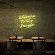 Welcome To The Jungle Neon Sign