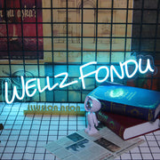 Wellz Fondu Neon Sign