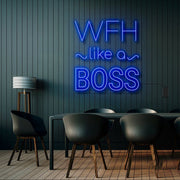 Wfh Like A Boss Neon Sign