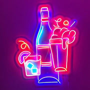 Whiskey Set Neon Sign