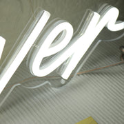 White Always And Forever White Neon Sign