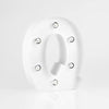 Steel Marquee Letter White Modern Q High-End Custom Zinc Metal Marquee Light Marquee Sign