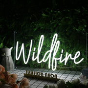 Wildfire White Neon Sign