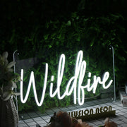 Wildfire White Neon Sign