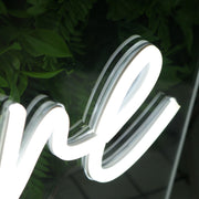 Wildfire White Neon Sign