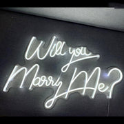 Will you marry me Proposal Engagement Neon Sign