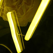 Win The Day Yellow Neon Sign