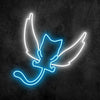 Winged Cat Companion Neon Sign