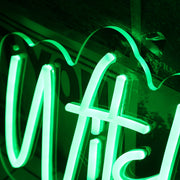 Witchy Woman Green Neon Sign