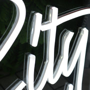 Wok City White Custom Neon Sign