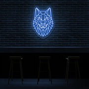 Wolf King Neon Sign