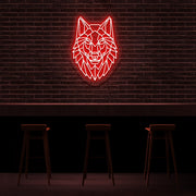 Wolf King Neon Sign