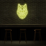 Wolf King Neon Sign