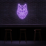 Wolf King Neon Sign