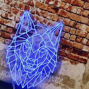 Wolf King Neon Sign