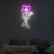 Woman Reading Neon Sign Lights Night Lamp Led Neon Sign Light For Home Party