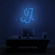 Womans Body Outline LED Neon Sign