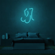 Womans Body Outline LED Neon Sign