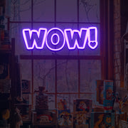 Wow Neon Sign Fashion Custom Neon Sign Lights Night Lamp Led Neon Sign Light For Home Party MG10147