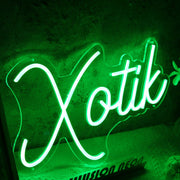 Xotik Green Neon Sign