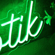 Xotik Green Neon Sign