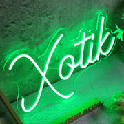 Xotik Green Neon Sign