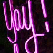 Yay It Is Lash Day Pink Neon Sign