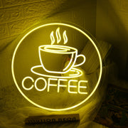 Yellow Coffee Neon Sign