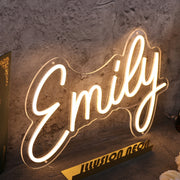 Yellow Emily Neon Sign