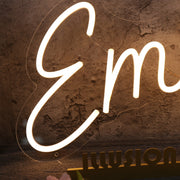 Yellow Emily Neon Sign