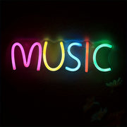 Yellow Ice Blue Green Music LED Neon