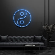 Ying Yang Taoism Symbol Neon Sign