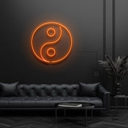 Ying Yang Taoism Symbol Neon Sign