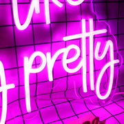 You Are Like Really Pretty Purple Neon Sign