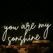 You Are My Sunshine Yellow Neon Sign