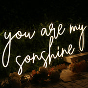 You Are My Sunshine Yellow Neon Sign