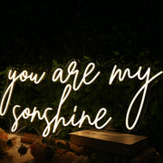 You Are My Sunshine Yellow Neon Sign