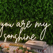 You Are My Sunshine Yellow Neon Sign