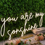 You Are My Sunshine Yellow Neon Sign