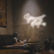 You Cant Sit With Us LED Neon Sign