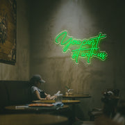 You Cant Sit With Us LED Neon Sign